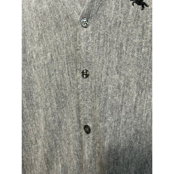 Vintage Steeplechase Gray Wool Cardigan M Academia Preppy Collegiate Sweater - Picture 8 of 13